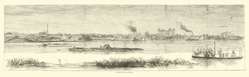 Baton Rouge, Louisiana, Ağustos 1862 by American School