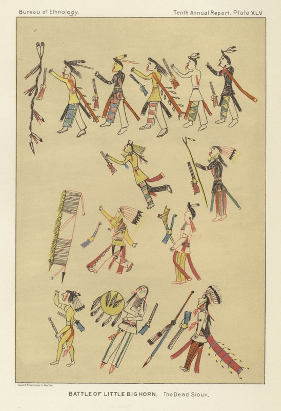 Küçük Bighorn Savaşı by American School