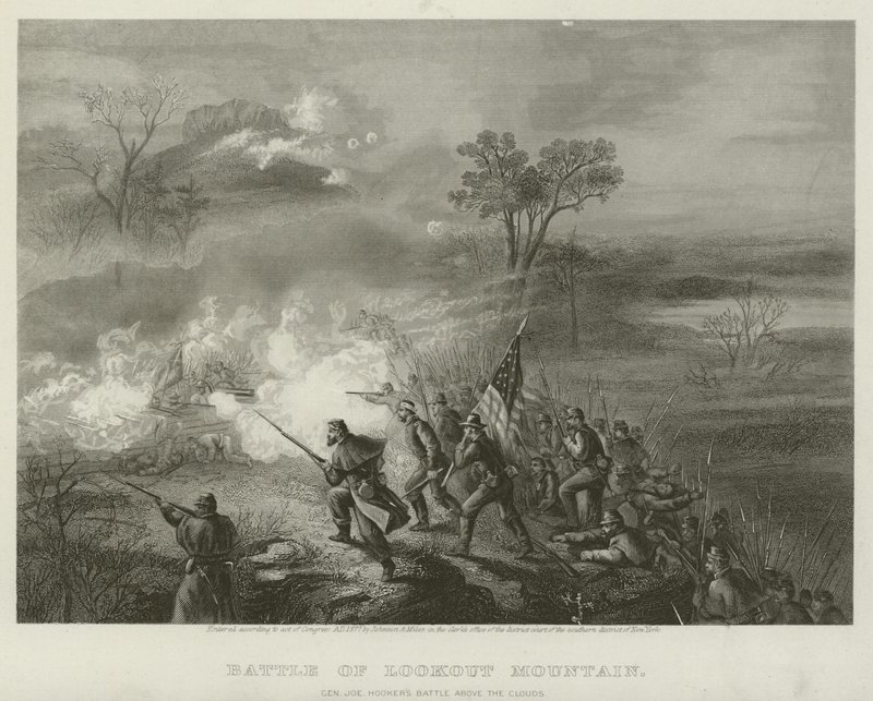 Gözcü Dağı Savaşı, 1863 by American School