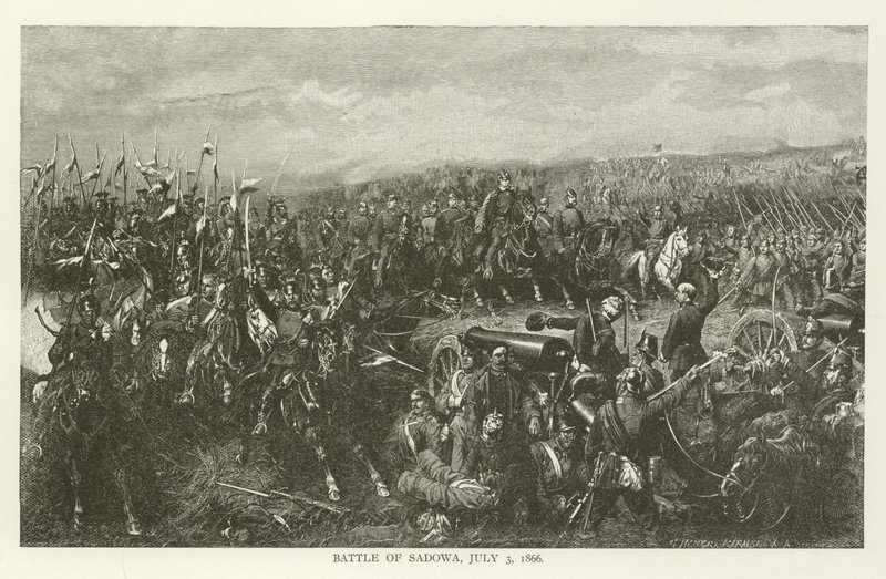 Sadowa Savaşı, 3 Temmuz 1866 by American School