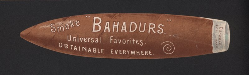 Bahadur puroları için yer imi reklamı by American School