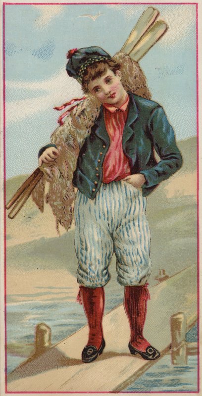 İskelede duran çocuk by American School
