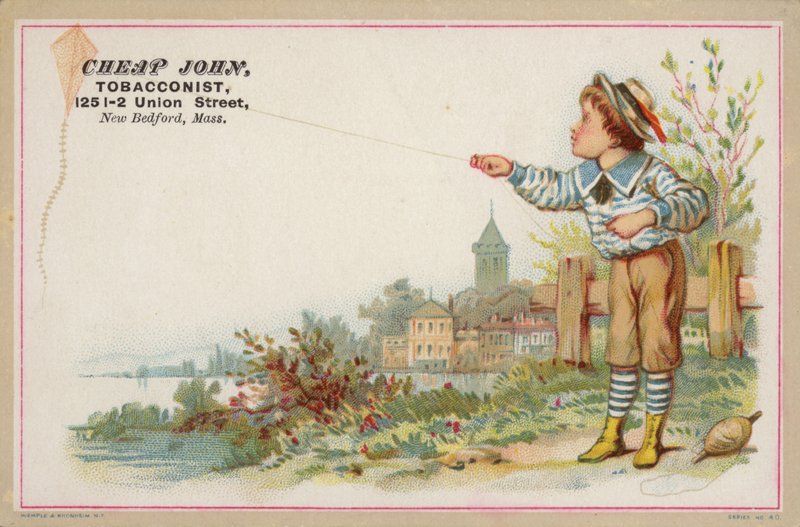 Gölün yanında uçurtma uçuran çocuk by American School
