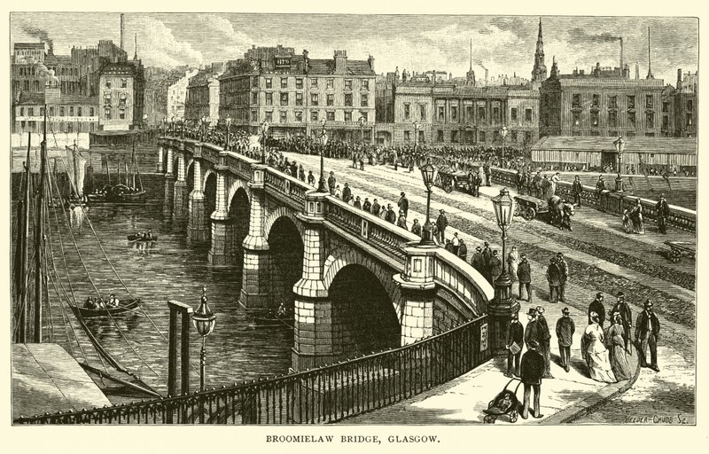 Broomielaw Köprüsü, Glasgow by American School