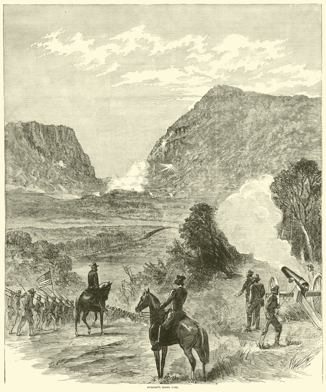 Buzzards Tüneğin Geçidi, Mayıs 1864 by American School