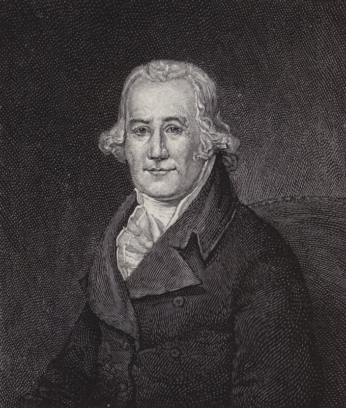 Caspar Wistar, Amerikalı doktor ve anatomist (gravür) by American School