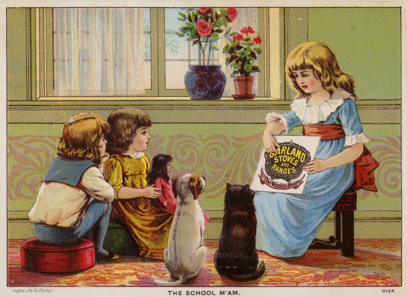 Katta Oturan Çocuklar by American School