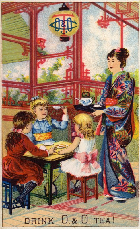 Japon çay töreninde çocuklar by American School