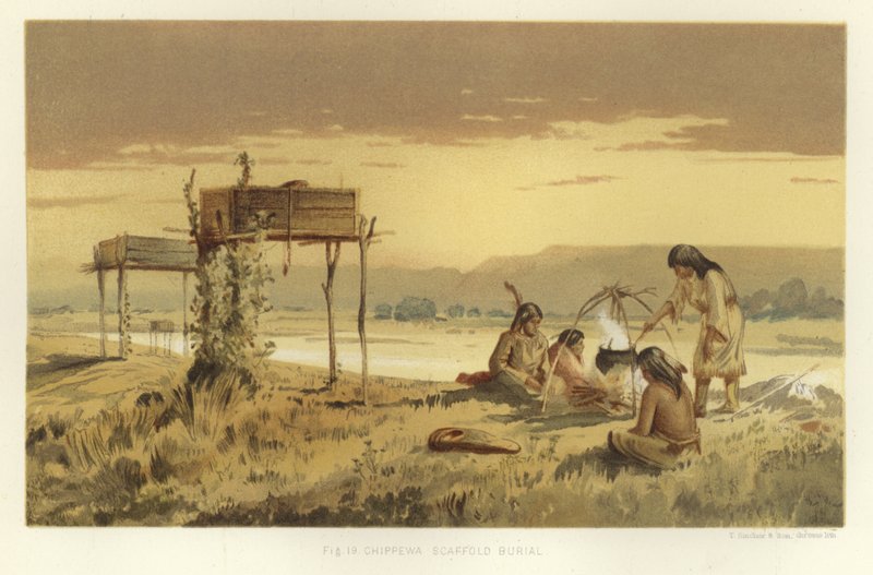 Chippewa iskele cenaze by American School
