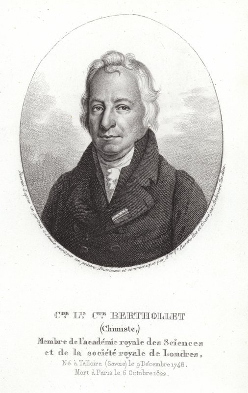 Claude Louis Berthollet by American School