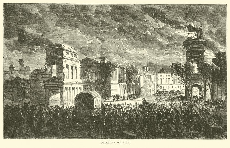 Columbia yanıyor, Şubat 1865 by American School