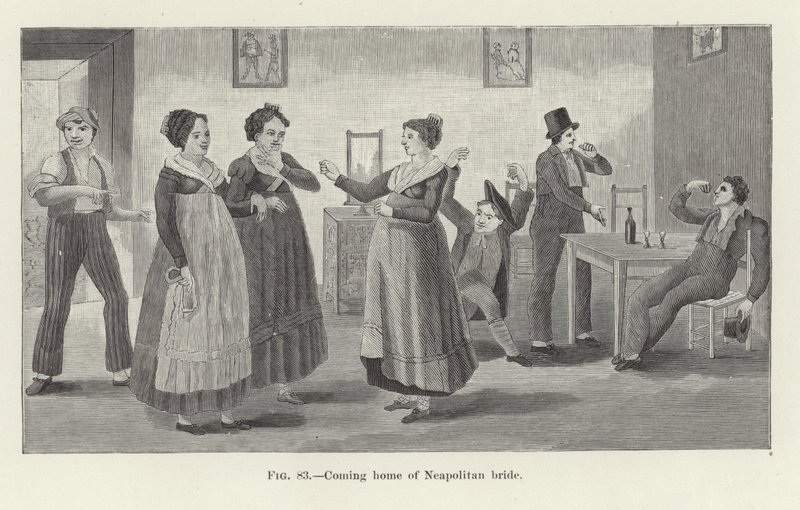 Napoliten gelinin eve dönüşü by American School