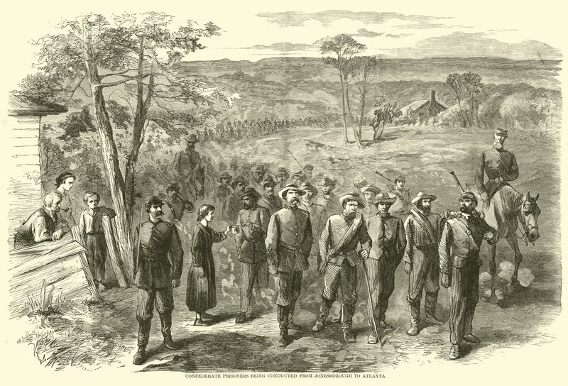 Konfederasyon mahkumları Jonesborough