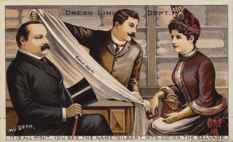 Çift Mağazadan Elbise Astar Kumaş Satın Alma by American School