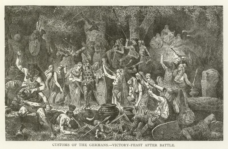 Almanların Gümrük, Savaştan sonra Zafer Bayramı by American School