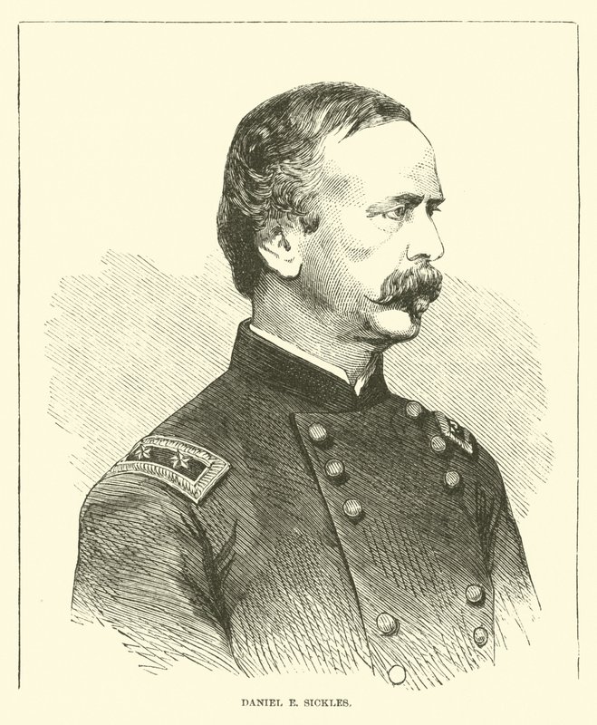 Daniel E Sickles, Mayıs 1863 by American School