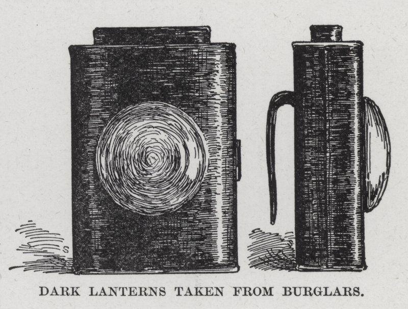Hırsızlardan alınan Kara Fenerler (litho) by American School