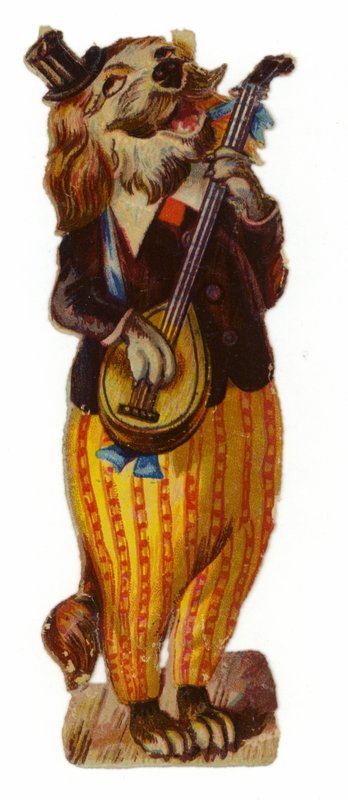 Giysi giymiş köpek by American School