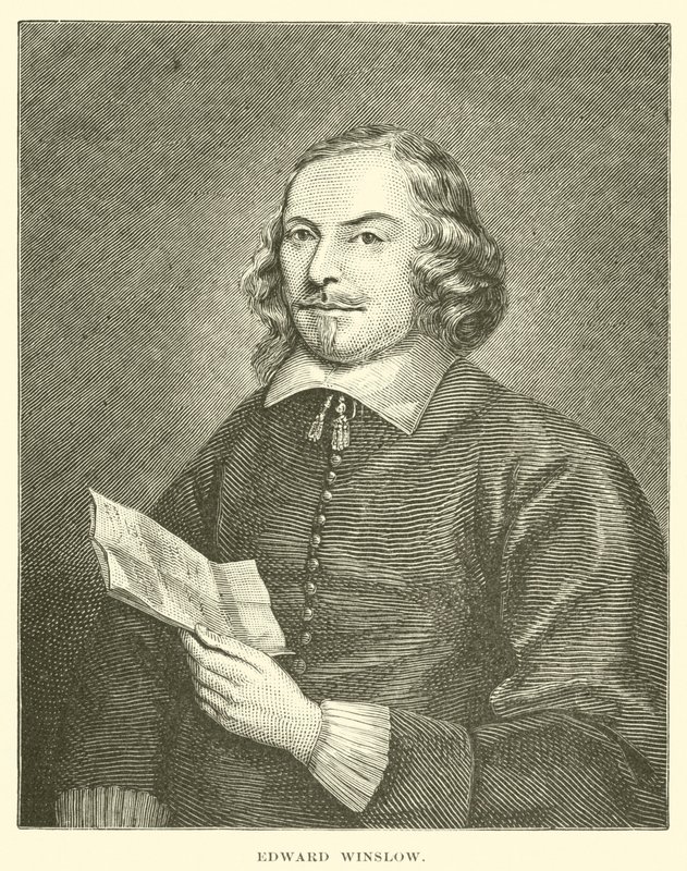 Edward Winslow (gravür) by American School