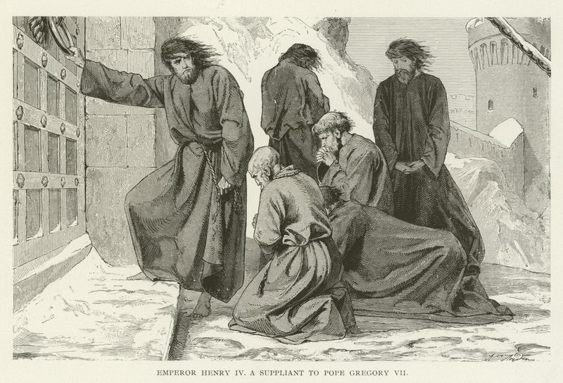 İmparator Henry IV, Papa VII. by American School