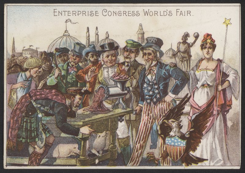 Enterprise Congress Dünya Fuarı (chromolitho) by American School