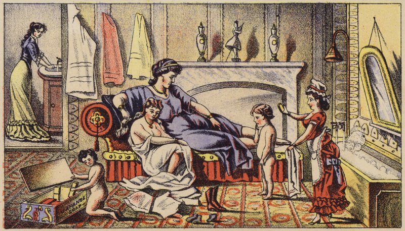 aile banyo zamanı by American School