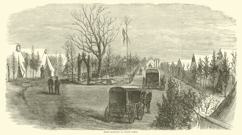 Dokuzuncu Kolordu sahra hastanesi, Mart 1865 by American School