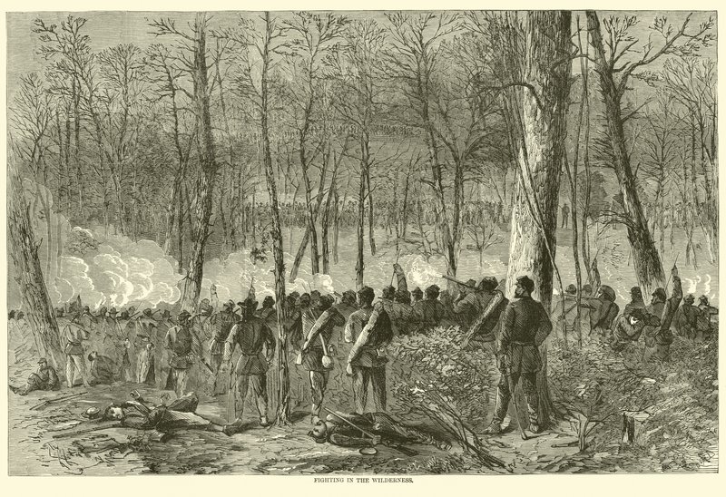 Vahşi Doğada Mücadele, Mayıs 1864 by American School