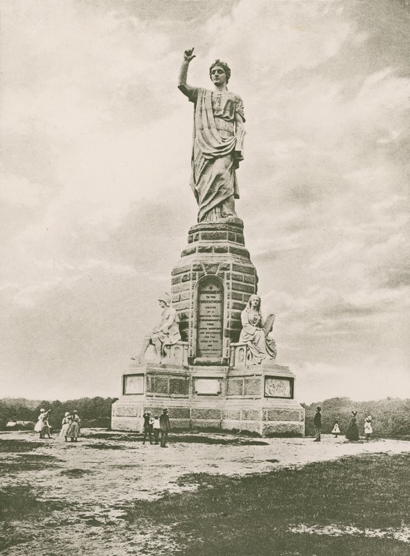 Atalar anıtı, Plymouth (fotogravür) by American School