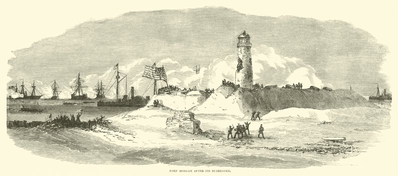 Teslim olduktan sonra Fort Morgan, 1864 Ağustos by American School