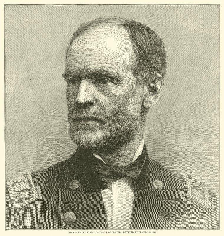 General William Tecumseh Sherman, emekli 1 Kasım 1883, Mayıs 1864 by American School