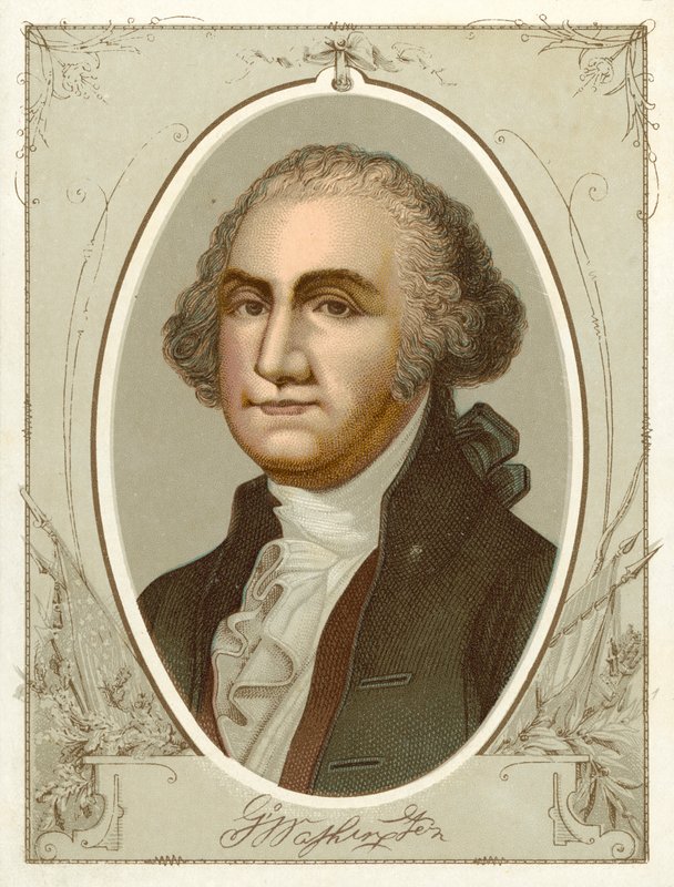 George Washington (kromolito) by American School