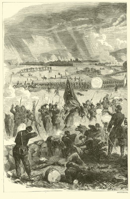 Gettysburg, 3 Temmuz 1863, Temmuz 1863 by American School
