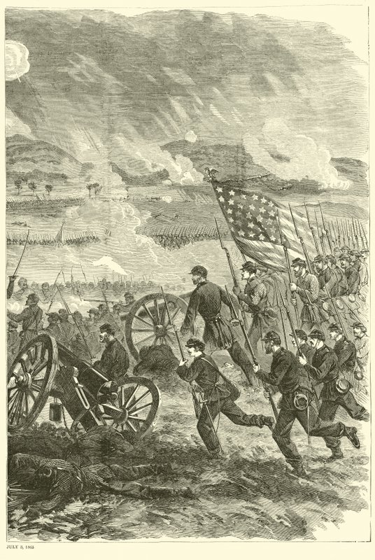 Gettysburg, 3 Temmuz 1863, Temmuz 1863 by American School