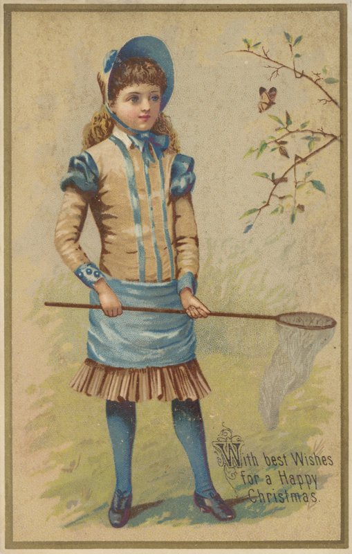 Kelebek yakalayan kız by American School