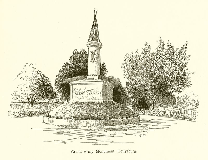 Büyük Ordu Anıtı, Gettysburg by American School