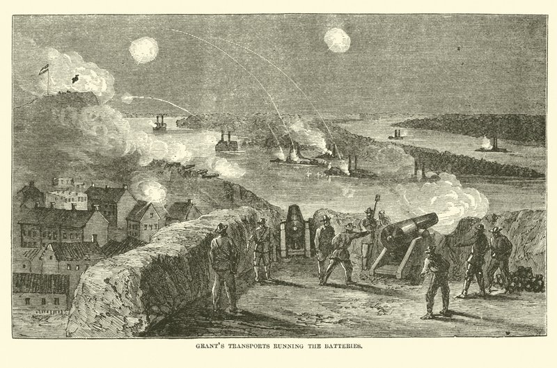 Pilleri çalıştıran nakilleri bağışlar, Nisan 1863 by American School