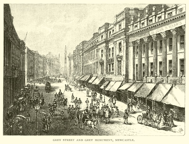 Gray Street ve Gray Anıtı, Newcastle by American School