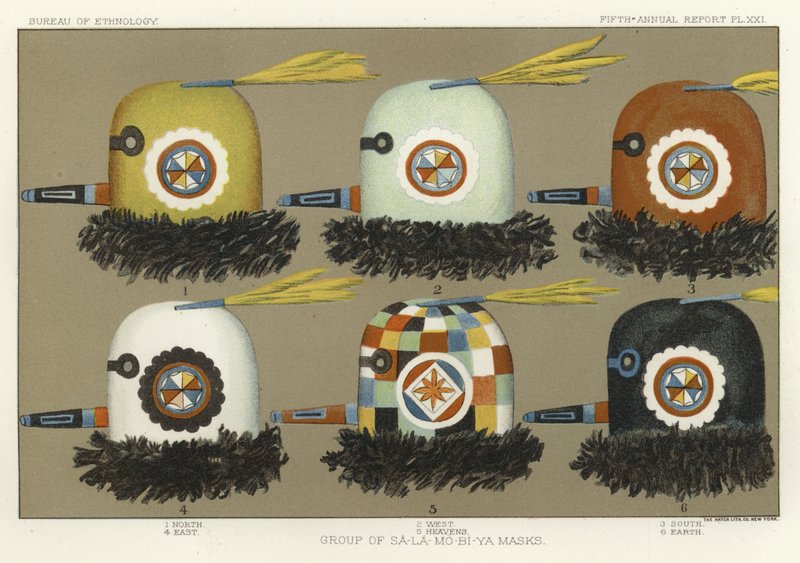 Sa-La-Mo-Bi-Ya maskeleri grubu by American School