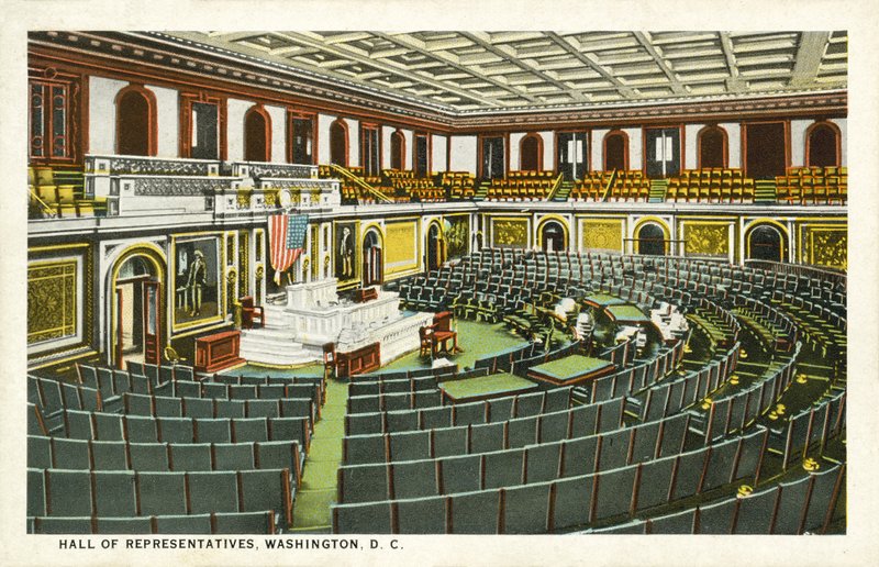 Temsilciler Salonu, Washington DC, ABD (renkli taş) by American School
