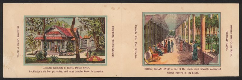 Otel Ticaret Kartı (renkli gravür) by American School