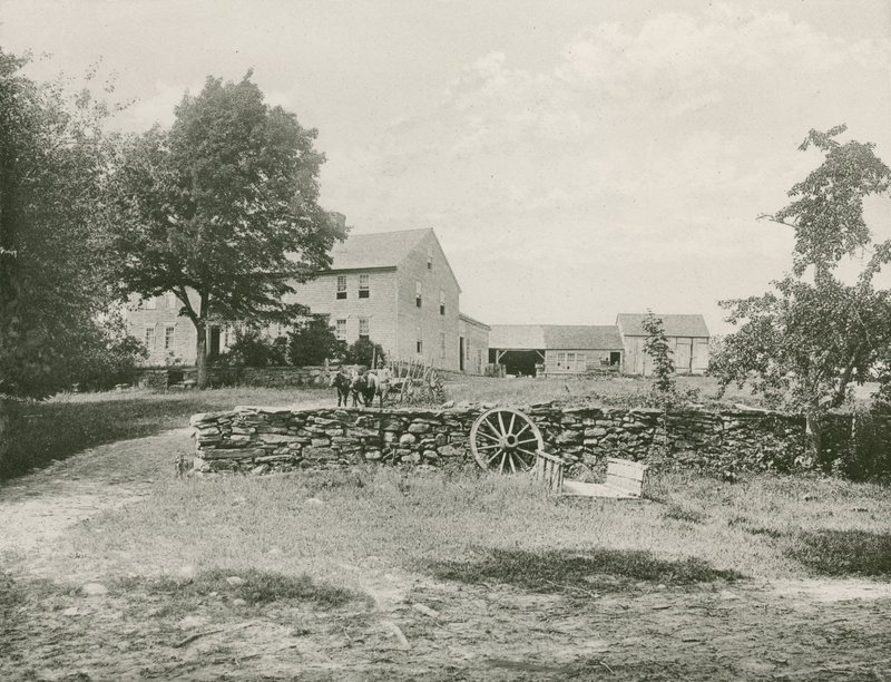 General Israel Putnam Evi, Pomfret (fotogravür) by American School