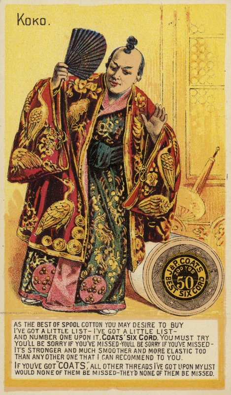 Geleneksel Elbiseli Japon Adam, Koko by American School