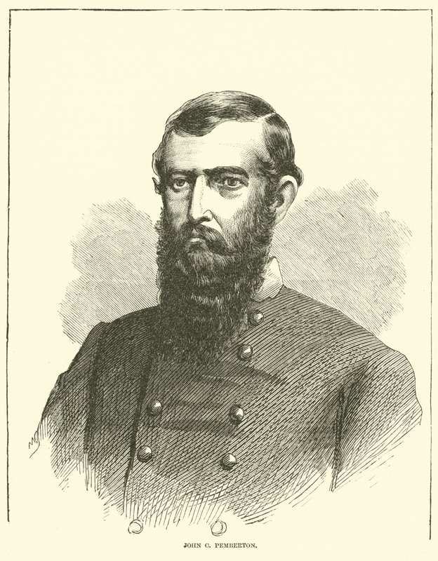 John C. Pemberton, Mayıs 1863 by American School