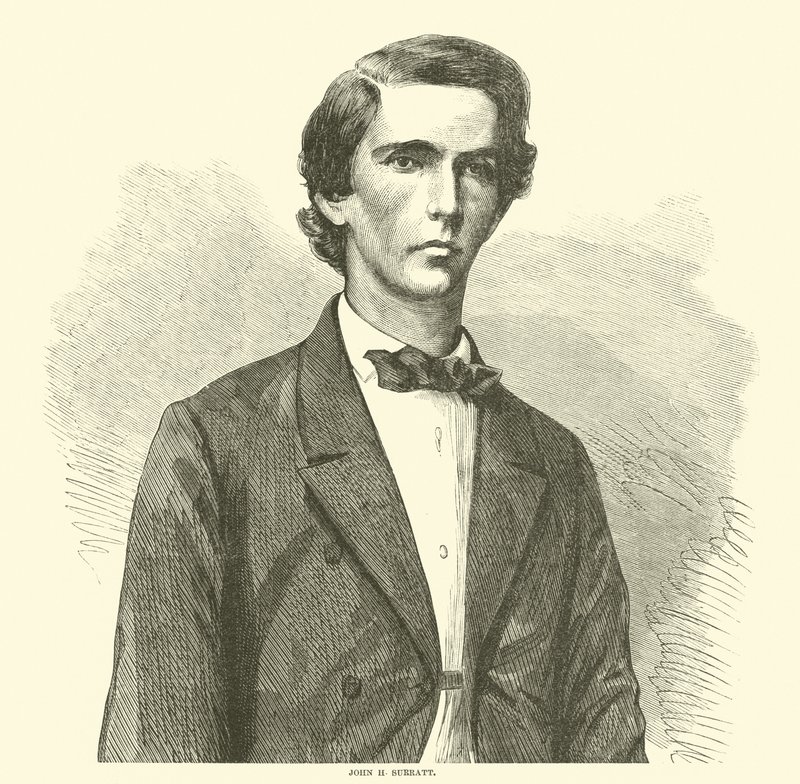 John H. Surratt, Nisan 1865 by American School