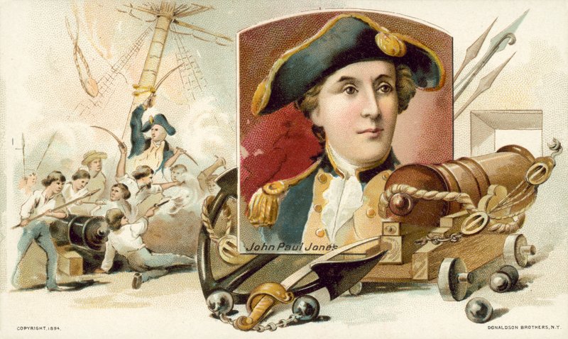 John Paul Jones (kromolito) by American School