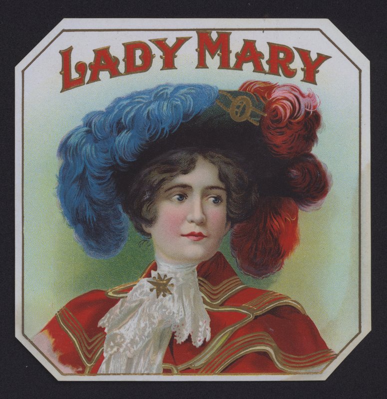 Lady Mary, puro etiketi (chromolitho) by American School