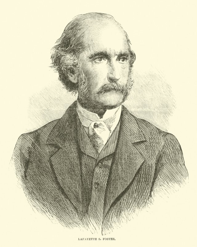 Lafayette S Foster, Aralık 1865 by American School