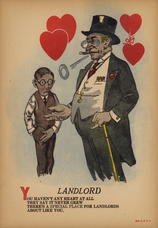 Ev sahibi (renkli lito) by American School