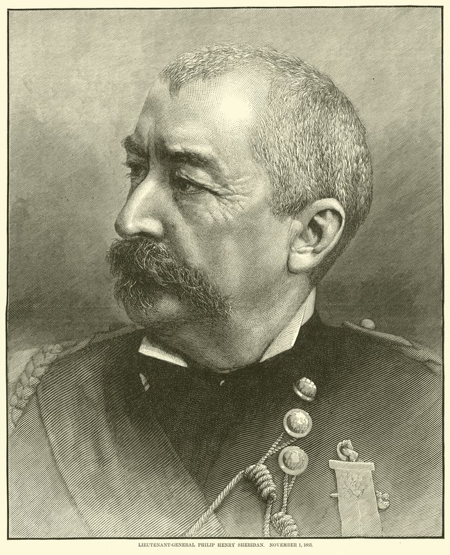 Korgeneral Philip Henry Sheridan, 1 Kasım 1883, Mayıs 1864 by American School